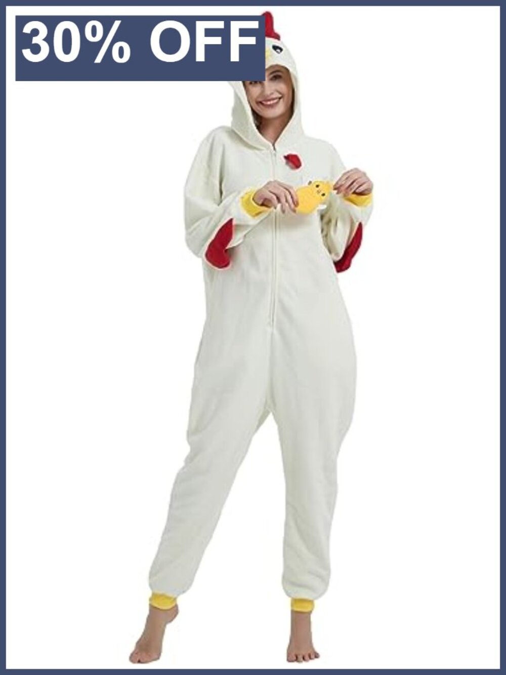 Adult Unisex Animal Onesie Plush Fleece One Piece Cosplay Costume Pajama